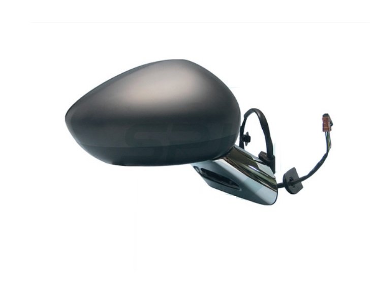 Acessar a peça Espelho retrovisor elétrico direito, convexo, aquecido, preparado, base cromada, rebatível, sonda