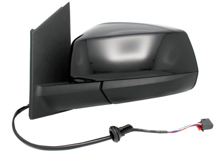 Acessar a peça Espelho retrovisor elétrico esquerdo, convexo, aquecido, preto brilhante (5 pinos)