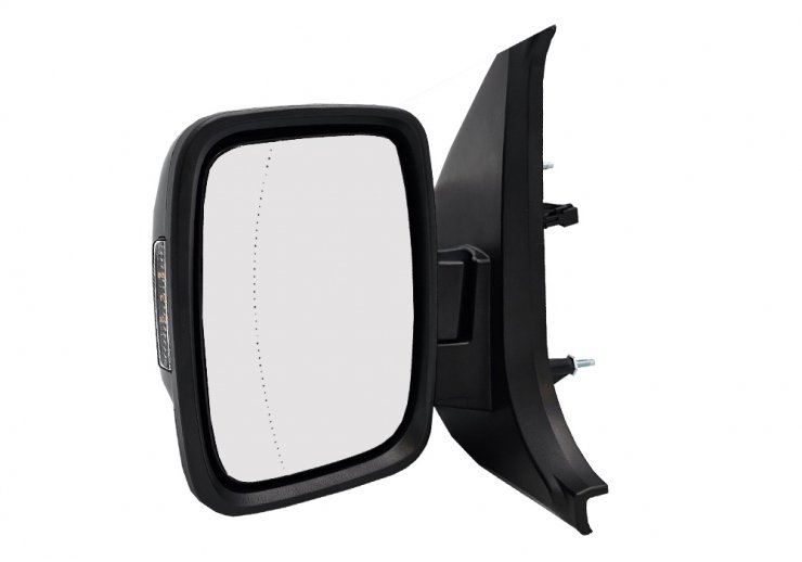 Espelho retrovisor elétrico esquerdo, asférico, aquecido, preparado, rebatível, com indicador (9 pinos)  pour NISSAN PRIMASTAR  pour NISSAN PRIMASTAR