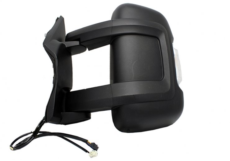 Espelho retrovisor elétrico esquerdo, ângulo morto, convexo, aquecido, com indicador, sonda (10 pinos) (médio) FIAT-DUCATO pour CITROEN JUMPER  pour CITROEN JUMPER