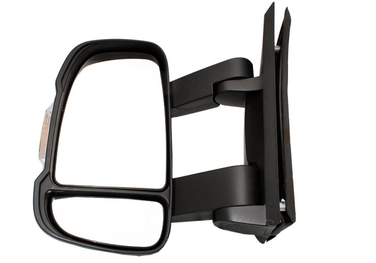 Espelho retrovisor elétrico esquerdo, ângulo morto, convexo, aquecido, com indicador, sonda (10 pinos) (médio) FIAT-DUCATO pour CITROEN JUMPER  pour CITROEN JUMPER