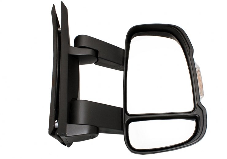 Espelho retrovisor elétrico direito, ângulo morto, convexo, aquecido, com indicador, antena (8 pinos) (médio) FIAT-DUCATO pour CITROEN JUMPER  pour CITROEN JUMPER