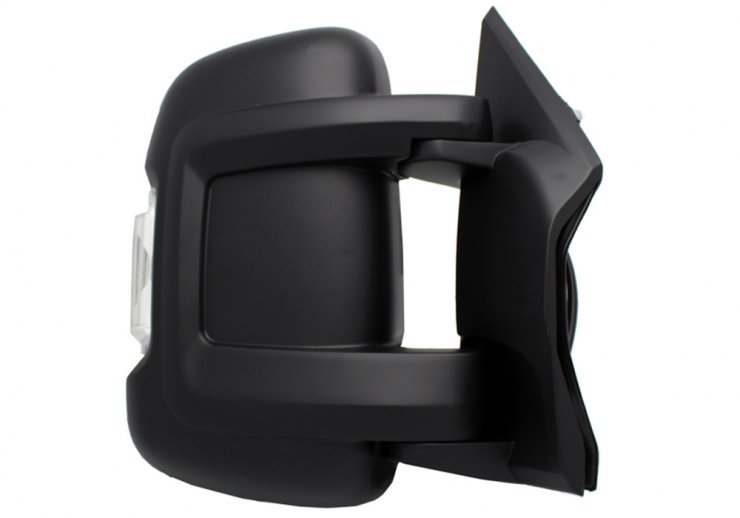 Espelho retrovisor elétrico direito, ângulo morto, convexo, aquecido, com indicador, antena (8 pinos) (curto) FIAT-DUCATO pour CITROEN JUMPER  pour CITROEN JUMPER