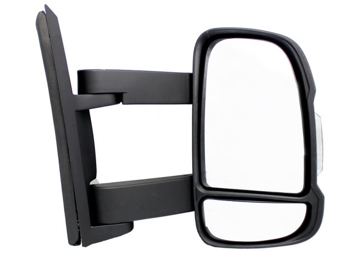 Espelho retrovisor elétrico direito, ângulo morto, convexo, aquecido, com indicador, antena (8 pinos) (longo) FIAT-DUCATO pour CITROEN JUMPER  pour CITROEN JUMPER