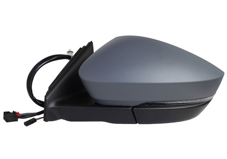 Espelho retrovisor elétrico esquerdo, convexo, aquecido, preparado, rebatível, com indicador, cortesia, LED, side (11 pinos, 2 pinos) SKODA-KAROQ pour SKODA KAROQ  pour SKODA KAROQ