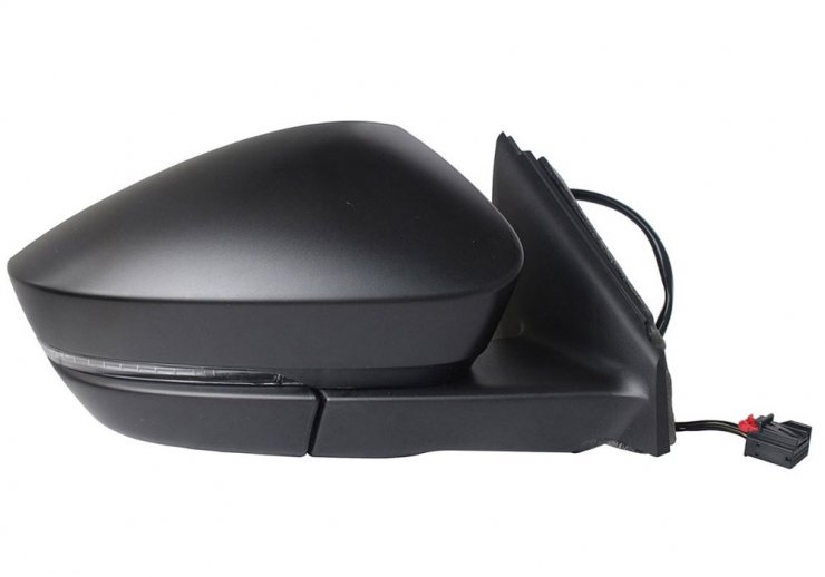Espelho retrovisor elétrico direito, convexo, com indicador, LED (5 pinos, 6 pinos) SKODA-KAROQ pour SKODA KAROQ  pour SKODA KAROQ