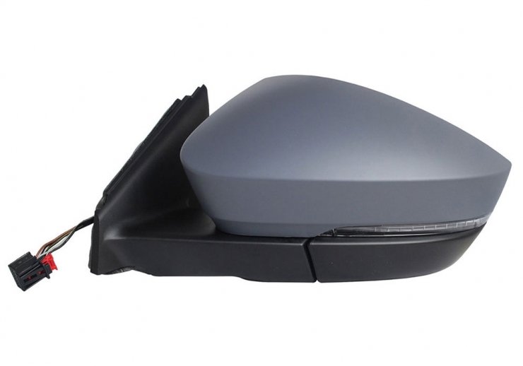 Espelho retrovisor elétrico esquerdo, convexo, aquecido, preparado, com indicador, cortesia, LED (7 pinos) SKODA-KAROQ pour SKODA KAROQ  pour SKODA KAROQ
