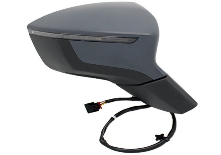 Espelho retrovisor elétrico direito, preparado, convexo, aquecido e com indicador (6 pinos) SEAT-ATECA pour SEAT ATECA  pour SEAT ATECA