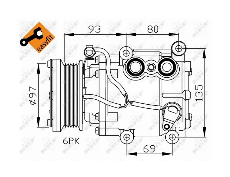Acessar a peça Compressor de ar condicionado Acessar a peça Compressor de ar condicionado