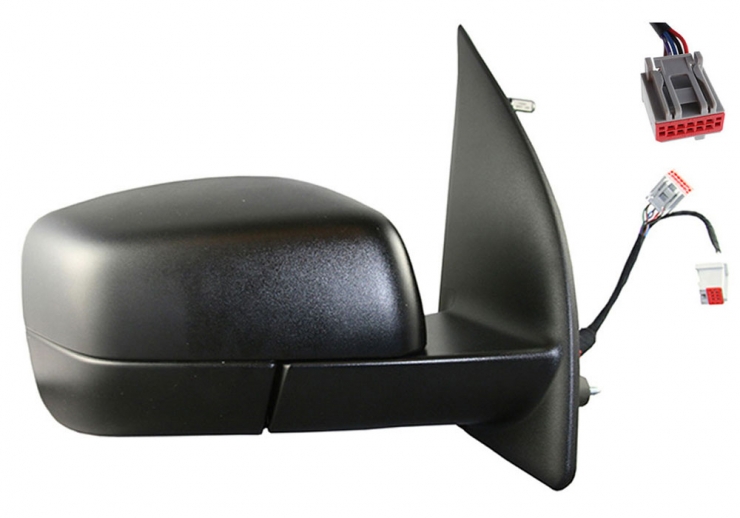 Espelho retrovisor elétrico direito, convexo, aquecido, rebatível (6 pinos) LAND ROVER-FREELANDER  pour LAND ROVER FREELANDER   pour LAND ROVER FREELANDER