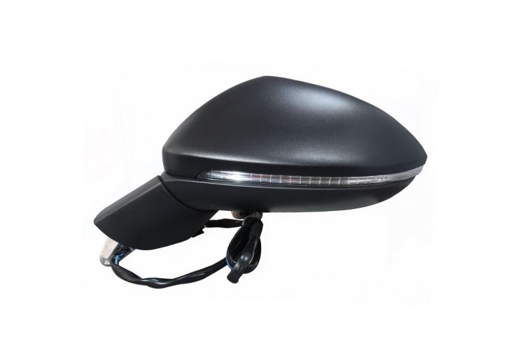 Espelho retrovisor elétrico esquerdo, asférico, aquecido, basculante, com indicador (10 pinos) VOLKSWAGEN-GOLF pour VOLKSWAGEN GOLF  pour VOLKSWAGEN GOLF