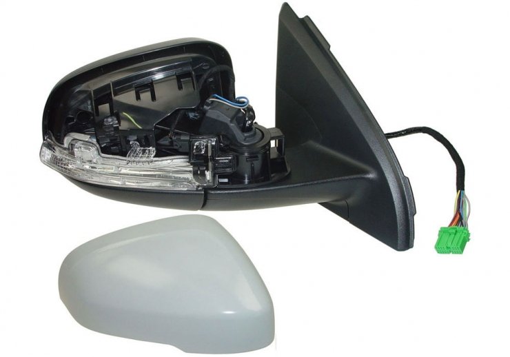 Espelho retrovisor elétrico direito, asférico, aquecido, preparado, com indicador, LED (6 pinos) VOLVO-S60/V60  pour VOLVO S60-V60   pour VOLVO S60-V60