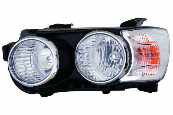 Farol elétrico direito, cromado, H1+H7 (motor)  pour CHEVROLET AVEO  pour CHEVROLET AVEO