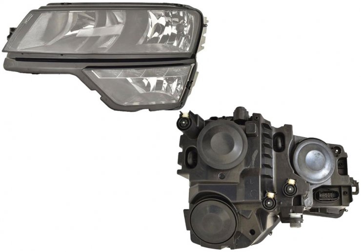 Acessar a peça Farol elétrico esquerdo, farol de nevoeiro, LED, H1+H7 (motor)