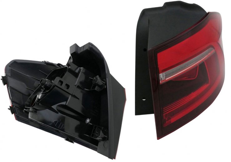 Acessar a peça Farolim traseiro exterior direito fumada