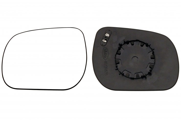 Acessar a peça Vidro + suporte do espelho retrovisor esquerdo térmico