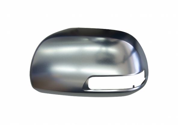 Acessar a peça Capa espelho retrovisor esquerda, cromada, furo pisca