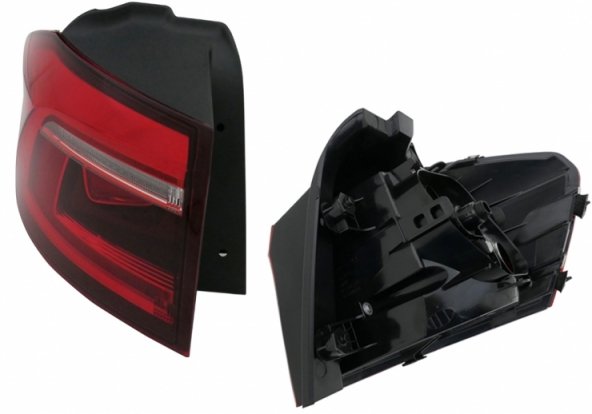 Acessar a peça Farolim traseiro exterior esquerdo, fumada