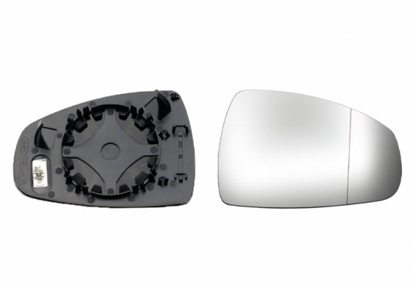 Acessar a peça Vidro + suporte do espelho retrovisor direito, asférico, aquecido Acessar a peça Vidro + suporte do espelho retrovisor direito, asférico, aquecido