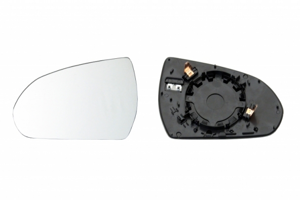 Acessar a peça Vidro + suporte para espelho retrovisor esquerdo, convexo, aquecido Acessar a peça Vidro + suporte para espelho retrovisor esquerdo, convexo, aquecido
