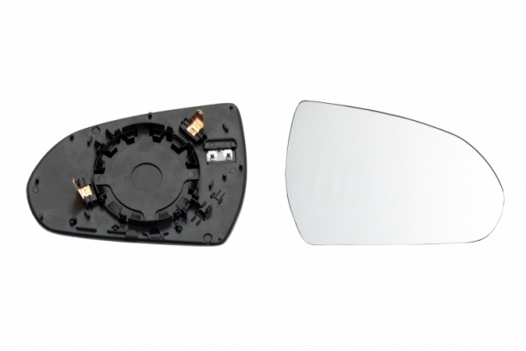 Acessar a peça Vidro + suporte do espelho retrovisor direito, convexo, aquecível Acessar a peça Vidro + suporte do espelho retrovisor direito, convexo, aquecível
