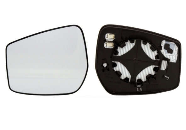 Acessar a peça Vidro + suporte espelho retrovisor esquerdo, convexo, aquecido Acessar a peça Vidro + suporte espelho retrovisor esquerdo, convexo, aquecido