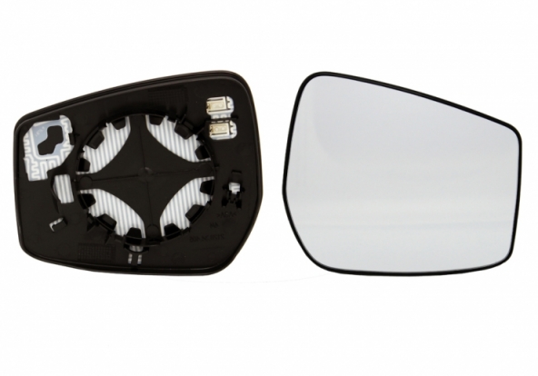 Acessar a peça Vidro + suporte do espelho retrovisor direito, convexo, aquecido Acessar a peça Vidro + suporte do espelho retrovisor direito, convexo, aquecido
