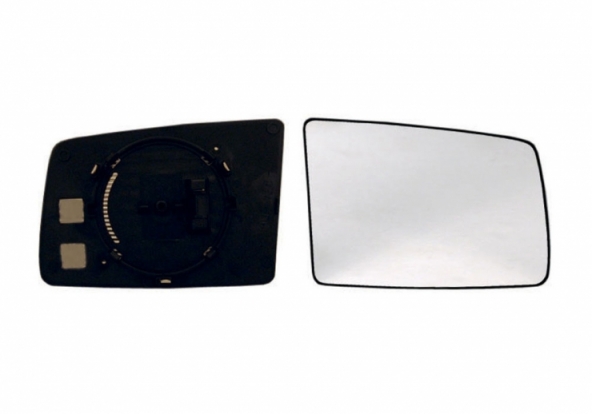 Acessar a peça Vidro + suporte espelho retrovisor direito, mecânico, convexo
