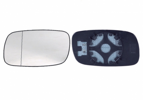Acessar a peça Vidro + suporte espelho retrovisor esquerdo, asférico, aquecido (a partir de 1994)