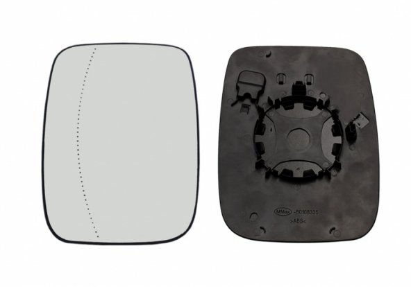 Acessar a peça Vidro + suporte do espelho retrovisor esquerdo, asférico Acessar a peça Vidro + suporte do espelho retrovisor esquerdo, asférico