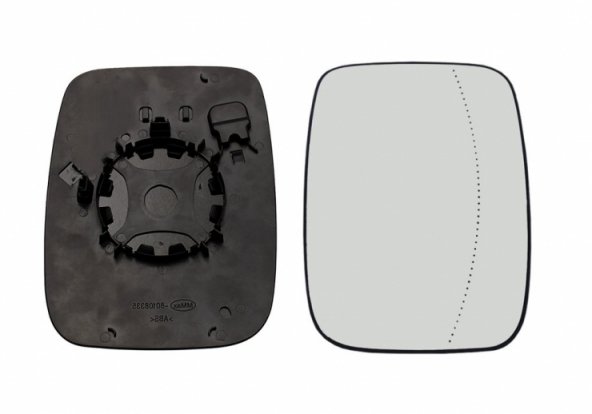 Acessar a peça Vidro + suporte do espelho retrovisor direito, asférico Acessar a peça Vidro + suporte do espelho retrovisor direito, asférico