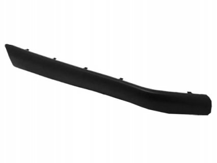 Acessar a peça Friso esquerda para choques traseiro familiar preta lisa