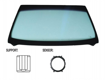 Acessar a peça Para-brisas verde controlo solar serigrafiado base espelho sensor chuva/luz