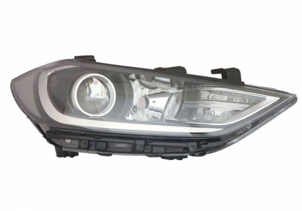 Acessar a peça Farol elétrico direito, H7+HB3 Acessar a peça Farol elétrico direito, H7+HB3