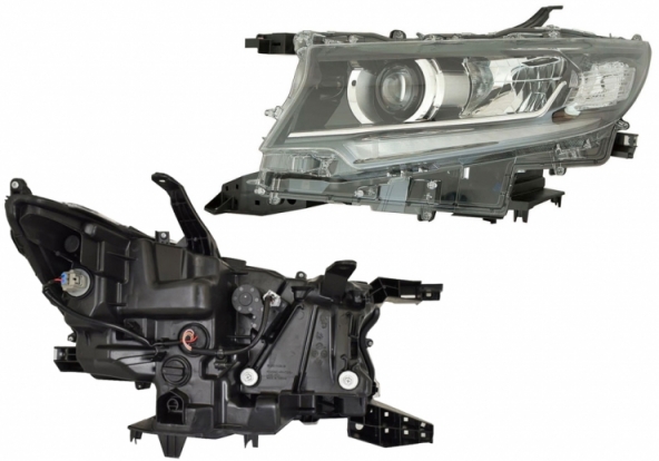 Acessar a peça Farol elétrico esquerdo, LED (motor)