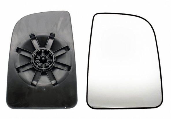 Acessar a peça Vidro + suporte espelho retrovisor direito, manual, convexo