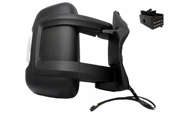 Acessar a peça Espelho retrovisor elétrico direito, convexo, aquecido, com indicador (8 pinos) (médio)