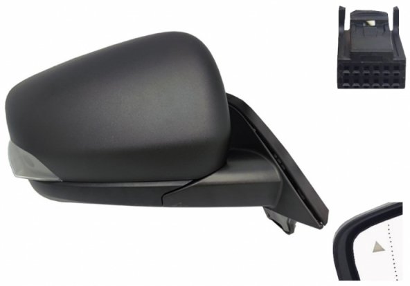Acessar a peça Espelho retrovisor elétrico direito, asférico, aquecido, com indicador, sonda, side (10 pinos) Acessar a peça Espelho retrovisor elétrico direito, asférico, aquecido, com indicador, sonda, side (10 pinos)