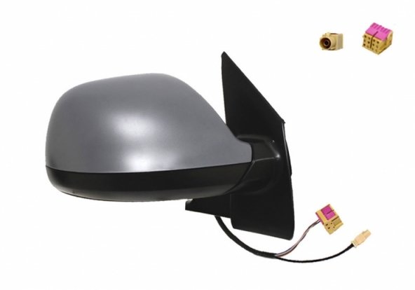 Acessar a peça Espelho retrovisor elétrico direito, convexo, preparado, aquecido, com antena (5 pinos)