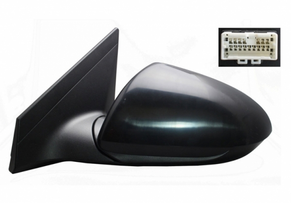 Acessar a peça Espelho retrovisor elétrico esquerdo, convexo, aquecido, preparado (5 pinos)