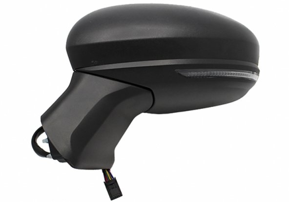 Acessar a peça Espelho retrovisor elétrico esquerdo, asférico, aquecido, com indicador, LED (7 pinos)
