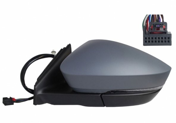 Acessar a peça Espelho retrovisor elétrico esquerdo, convexo, aquecido, preparado, rebatível, com indicador, cortesia, memória, LED (15 pinos) Acessar a peça Espelho retrovisor elétrico esquerdo, convexo, aquecido, preparado, rebatível, com indicador, cortesia, memória, LED (15 pinos)