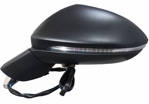 Acessar a peça Espelho retrovisor elétrico esquerdo, asférico, aquecido, com indicador (8 pinos)