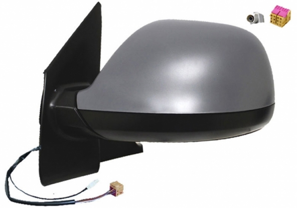 Acessar a peça Espelho retrovisor elétrico esquerdo, asférico, preparado, aquecido, com antena (5 pinos)