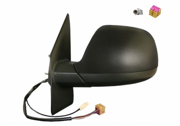 Acessar a peça Espelho retrovisor elétrico esquerdo, asférico, aquecido, rebatível, com antena (9 pinos)