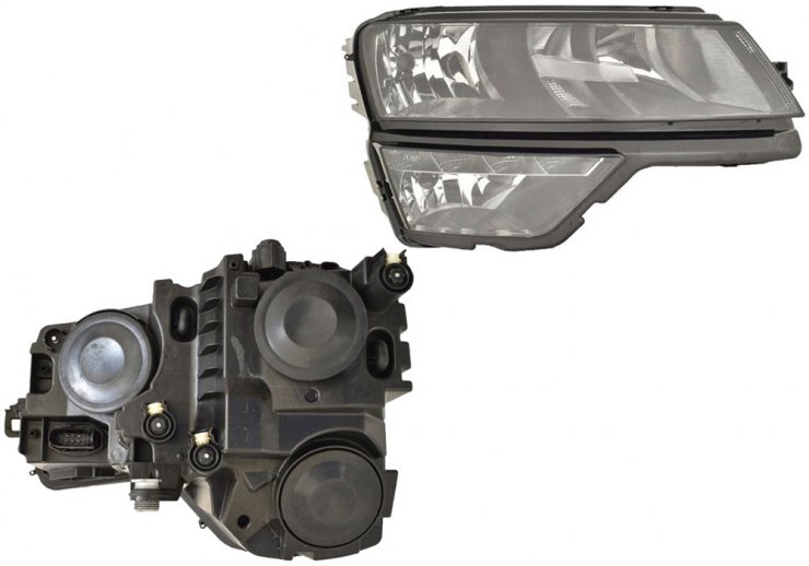 Luz traseira eléctrica direita, luz nevoeiro, LED, H1+H7 (motor) SKODA-KAROQ pour SKODA KAROQ  pour SKODA KAROQ
