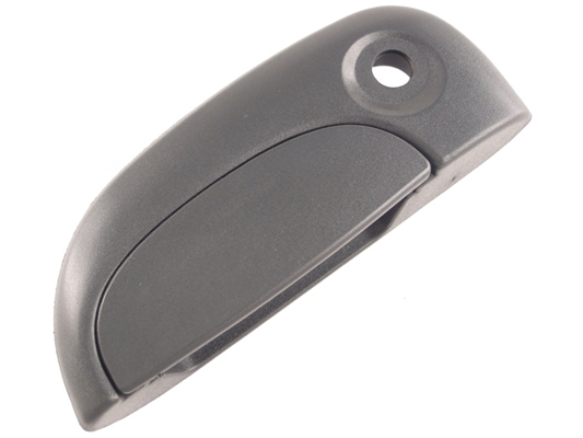 Acessar a peça Puxador porta frente esquerda preta rugosa