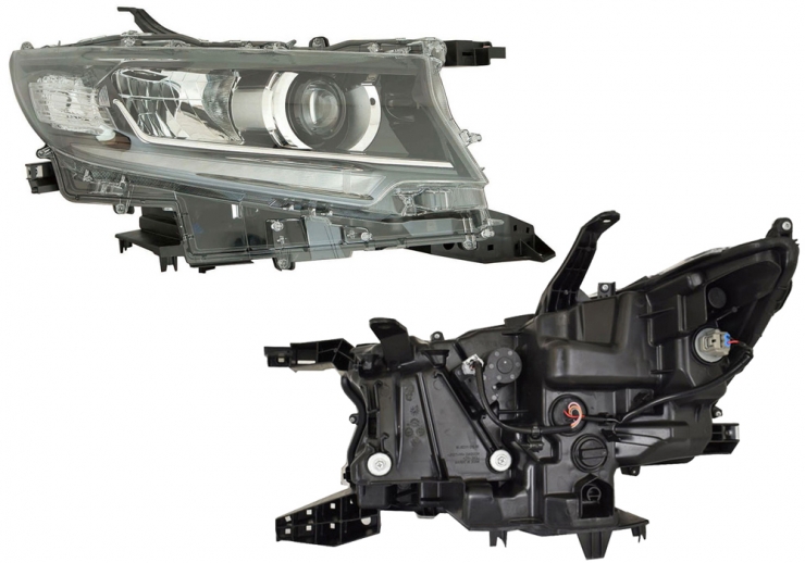 Acessar a peça Farol elétrico direito, LED (motor)