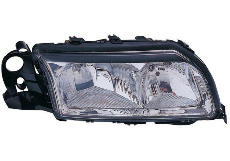 Acessar a peça Farol elétrico do lado direito, H7+H7