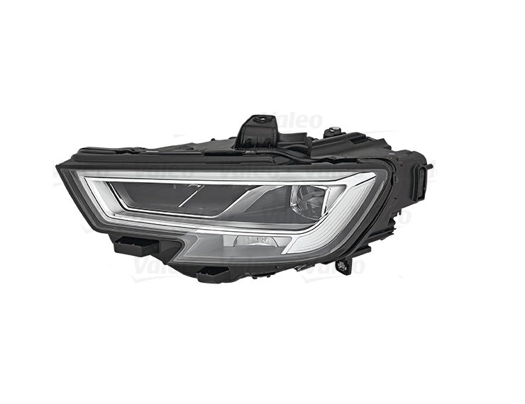 Acessar a peça Farol elétrico esquerdo preto full led com motor (Valeo)
